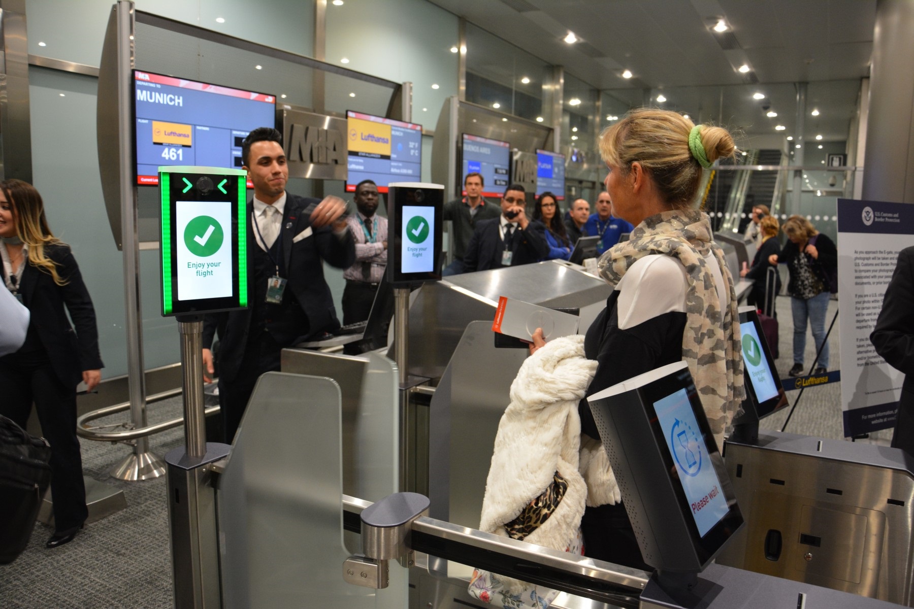 Boarding from Miami International Airport (MIA): facial recognition departures