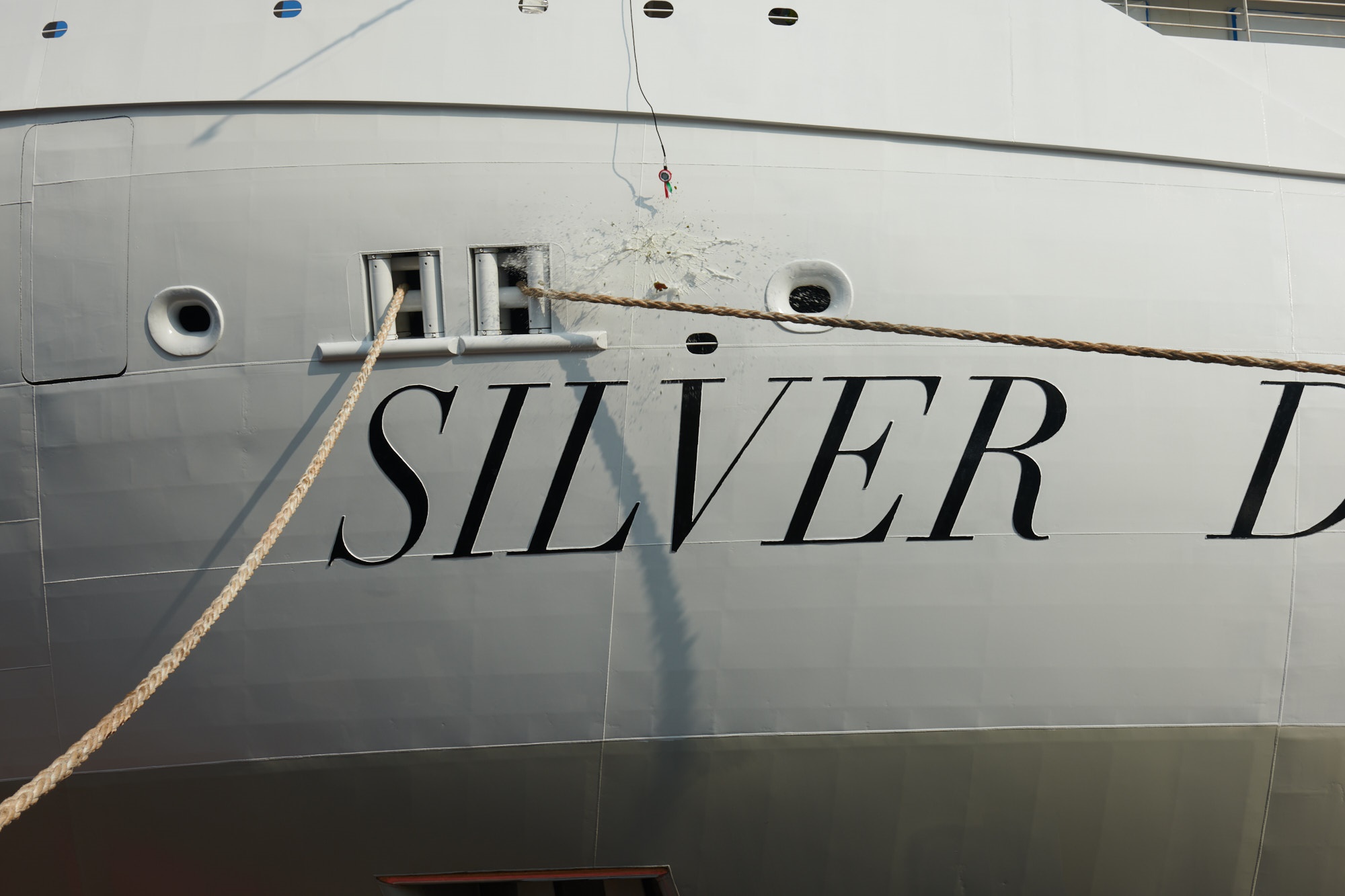 Fincantieri, 14 gennaio, 2021. La nuova unità Silver Dawn di Silversea Cruises varata presso lo stabilimento di Ancona