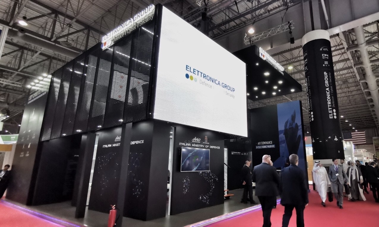 Elettronica Group stand at "Dubai Airshow 2019" (November 17-21)