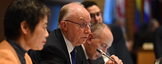 Salvatore Sciacchitano, presidente del consiglio Icao alla sua prima riunione ricoprendo tale incarico a Montreal