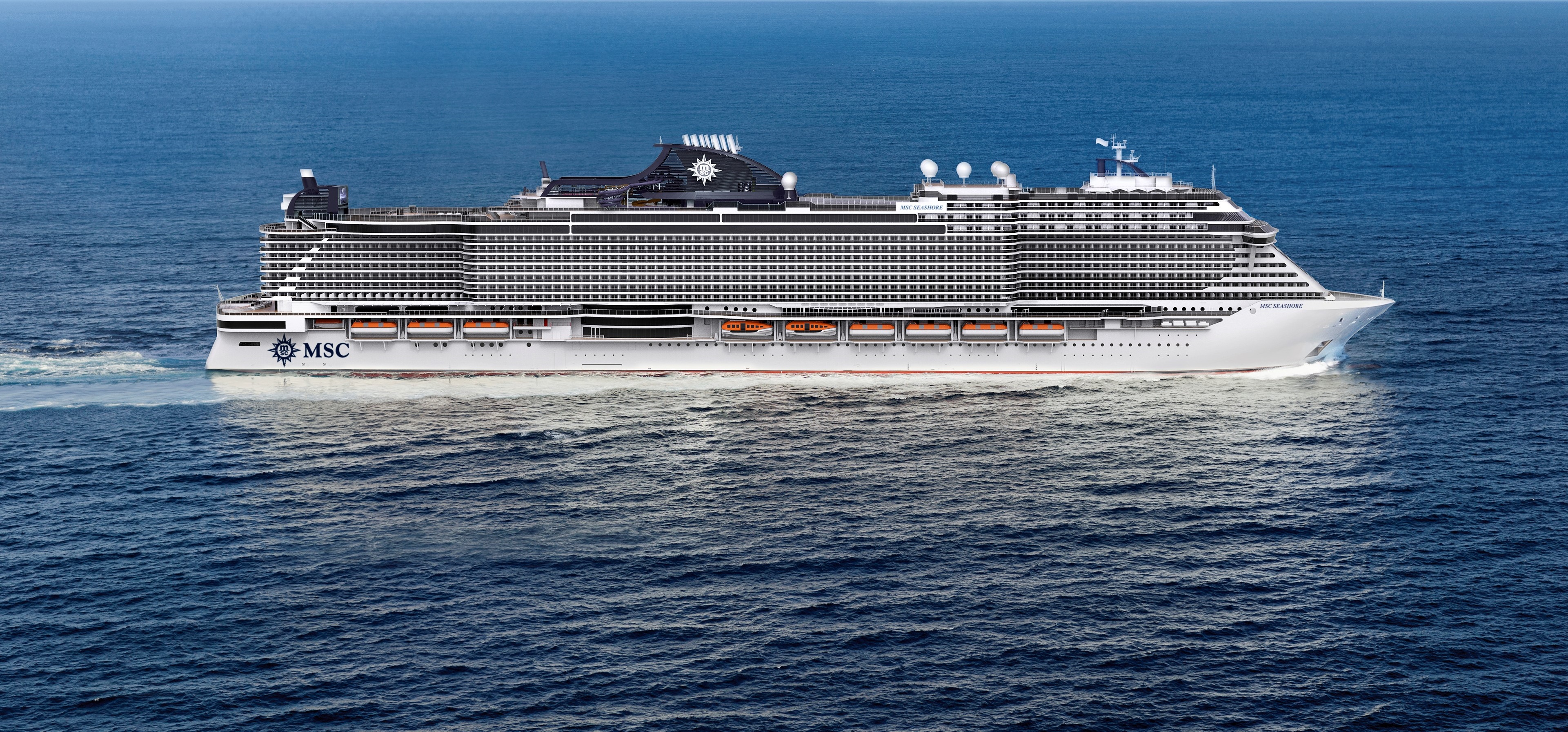 Msc Seashore the first cruise liner to feature advanced air sanitation technology developed by Fincantieri