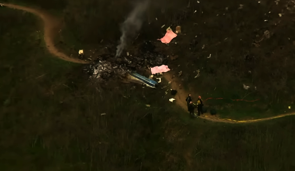 Incidente elicottero in California in cui ha perso la vita Kobe Bryant, campione di basket dell'Nba 27/01/2020
