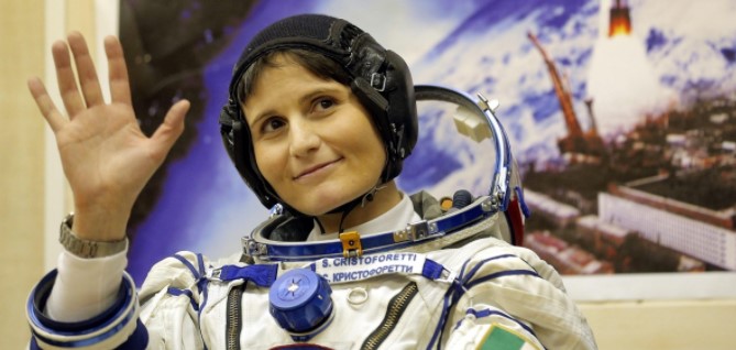 Italian astronaut Samantha Cristoforetti, first European woman to command Iss
