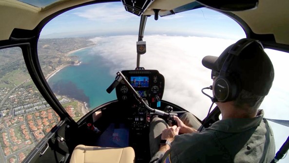 Videocamera cockpit disponibile ora su elicotteri Robinson