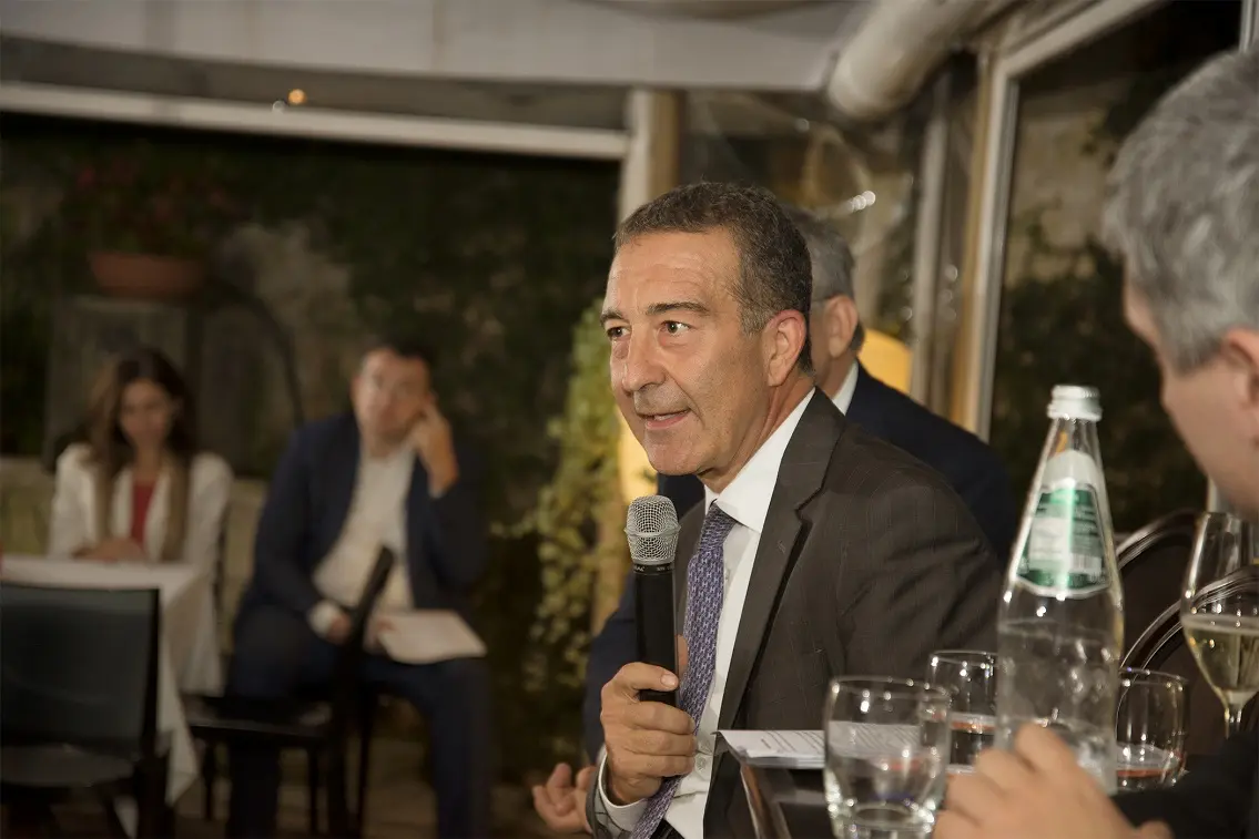 The president of tricolor air carrier ITA Airways, Antonino Turicchi