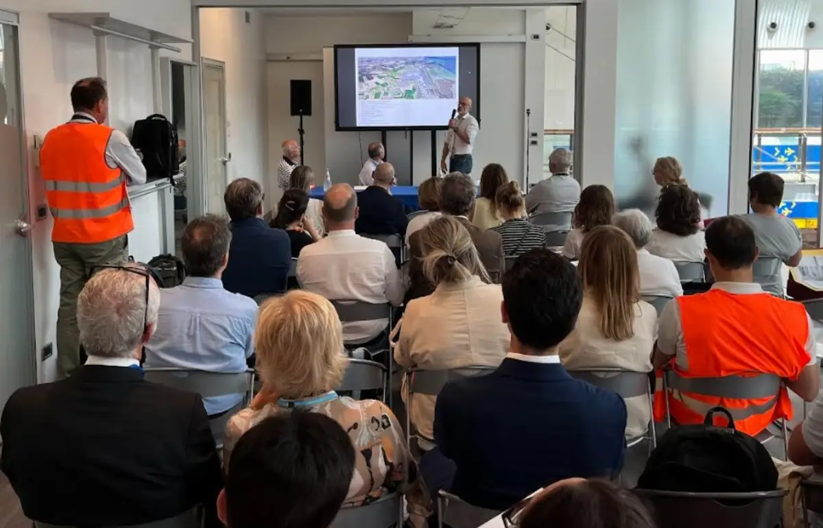 Venezia, 30 giugno 2025. Incontro e sopralluogo della commissione tecnica di Valutazione impatto ambientale (Via) all’aeroporto lagunare, nell’ambito dell’iter di approvazione del masterplan 2023–2037