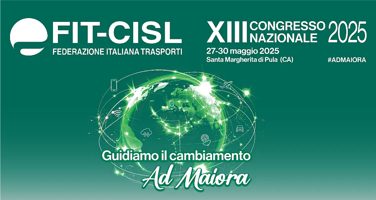Trasporti: Fit-Cisl a Congresso dal 27 al 30 maggio in Sardegna