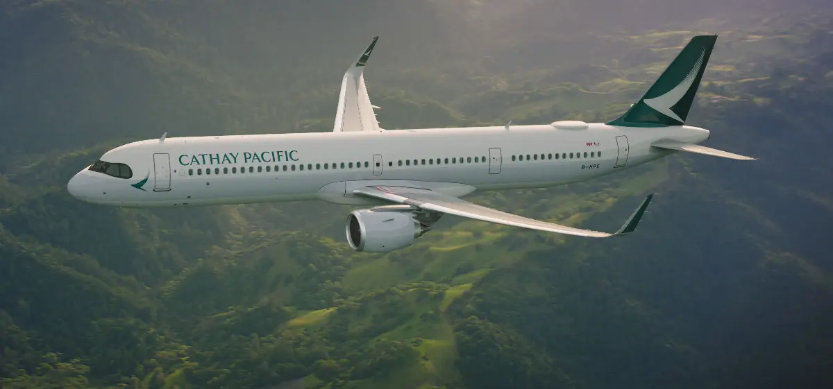 Aereo A-321neo con livrea Cathay Pacific