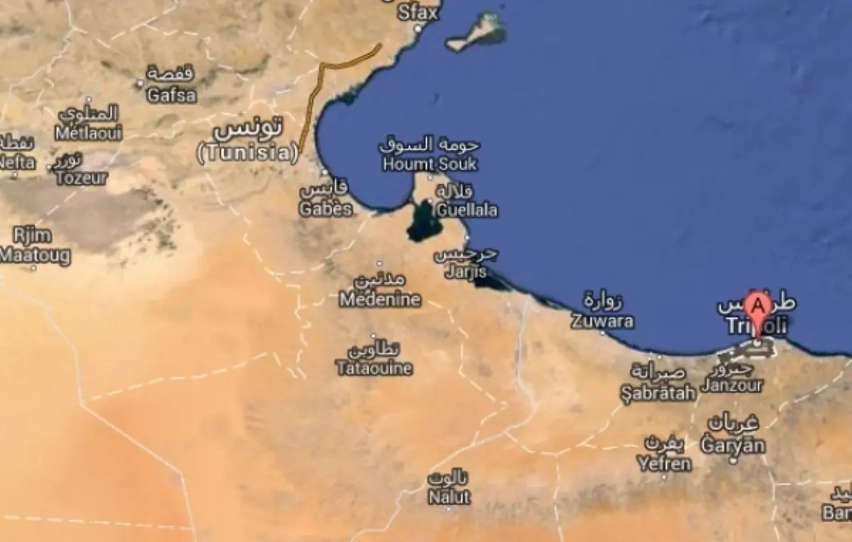 Map of Libya (Credits: Google Maps)