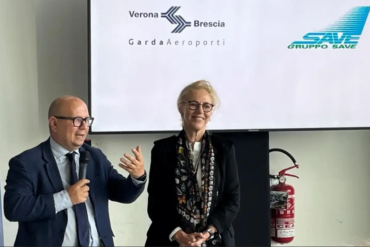 Brescia, 7 luglio 2025. L’aeroporto di Montichiari ospita la visita istituzionale di Salvatore Deidda, presidente della commissione Trasporti, poste e telecomunicazioni della Camera dei deputati