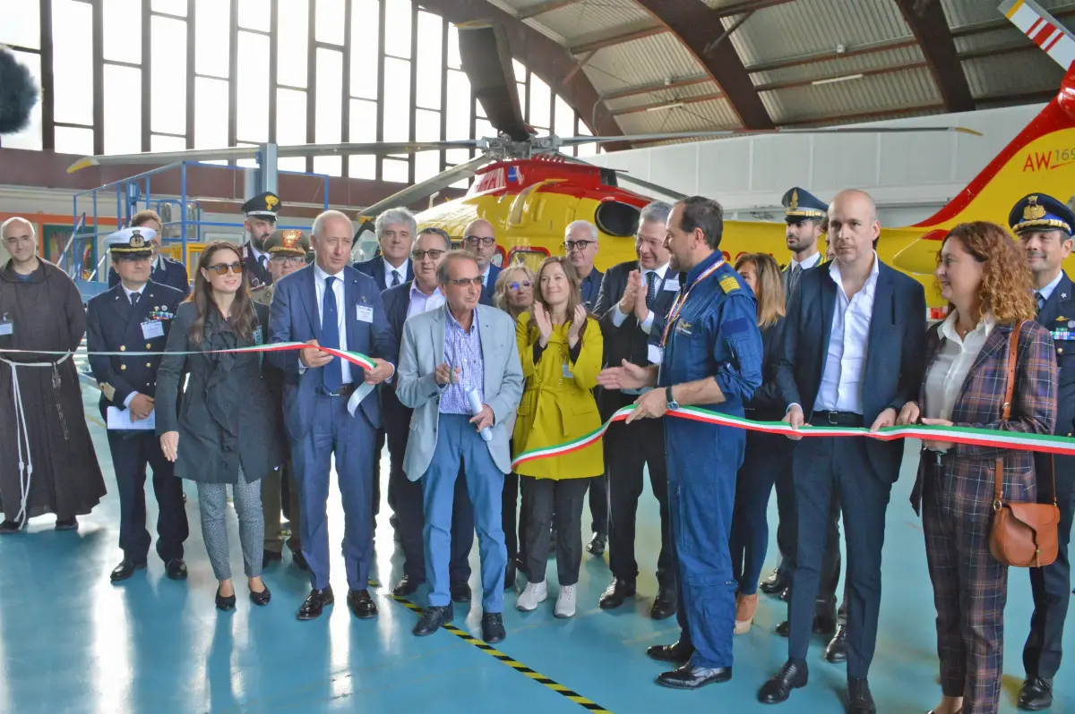 Regione Marche: inaugurata il 24 ottobre 2022 la nuova base Hems dell’elisoccorso regionale, struttura collocata all’aeroporto “Raffaello Sanzio” di Falconara Marittima