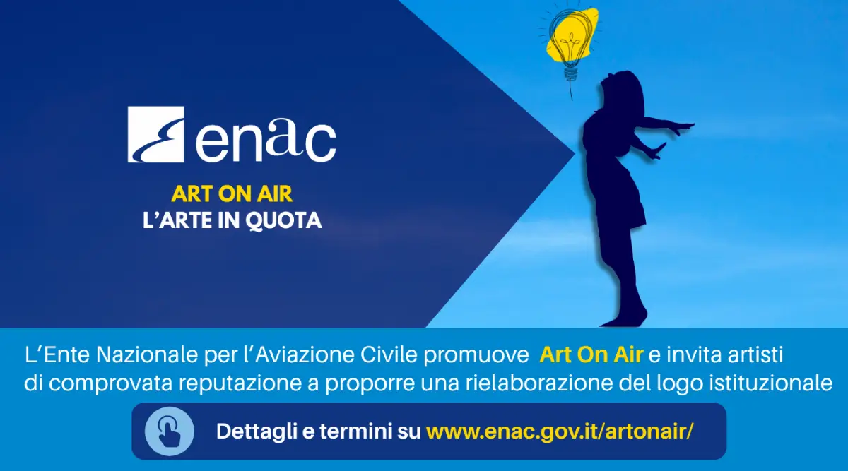 Enac: Art on Air, arte in quota, iniziativa per rielaborazione logo istituzionale