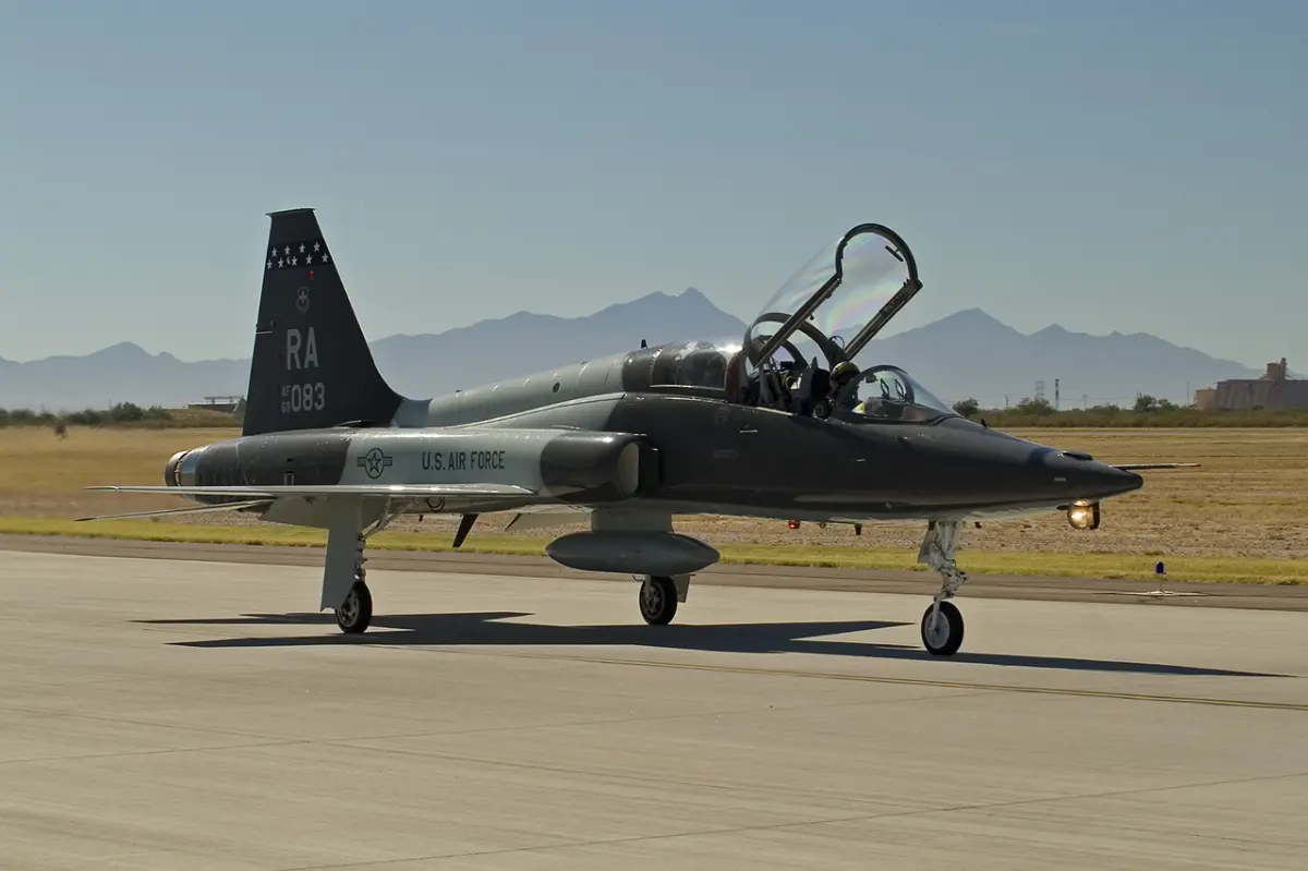 Un aereo Northrop T-38C Talon dell'Usaf