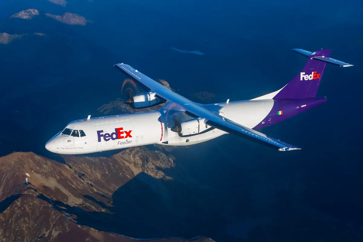 Aereo ATR-72/600F in volo di FedEx