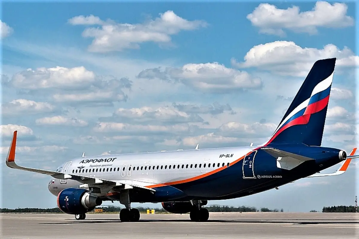 Aereo Airbus A-320 della compagnia russa Aeroflot