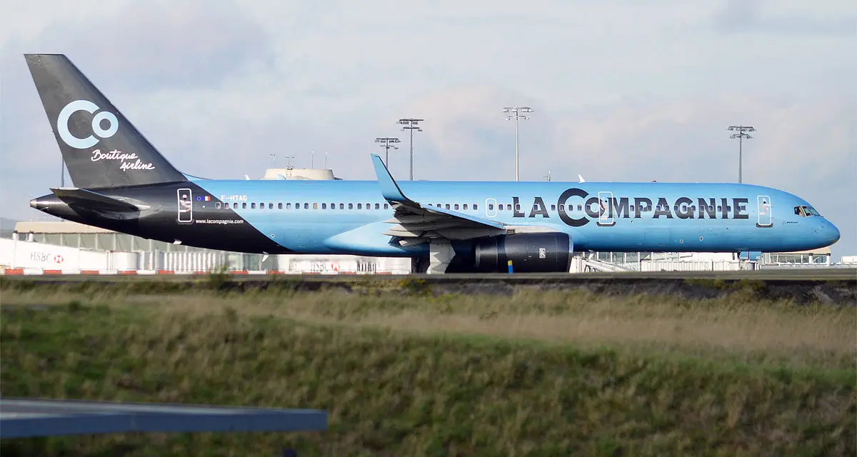 Un aereo Boeing B-757/200 di La Compagnie