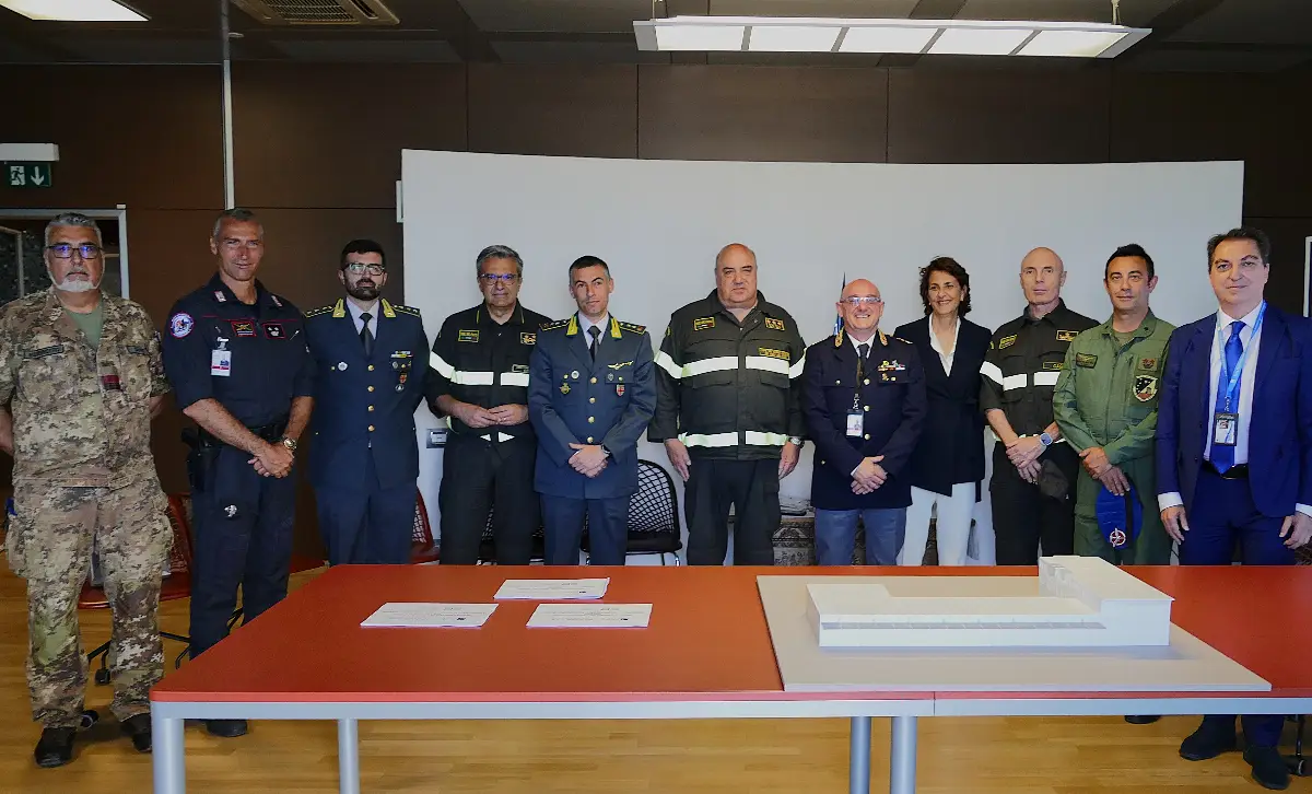 21 maggio 2025: viene illustrata la proposta progettuale del nuovo distaccamento dei Vigili del Fuoco all'aeroporto di Cagliari