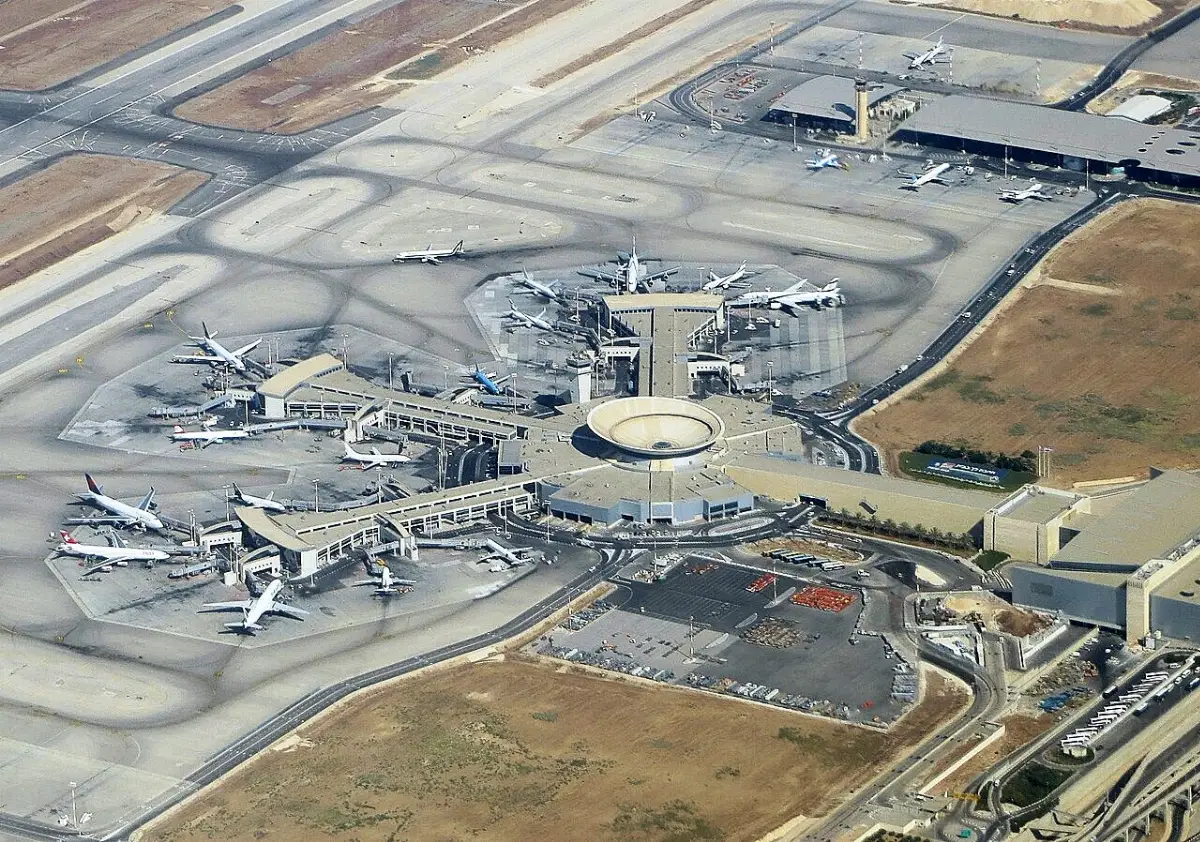 Terminal 3 dell'aeroporto internazionale "Ben Gurion" di Tel Aviv