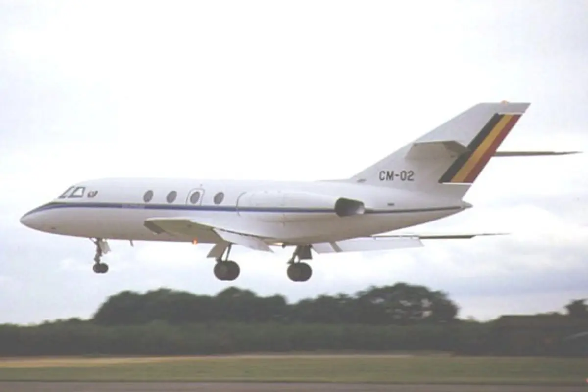 Falcon 20 di Dassault in una foto d'archivio