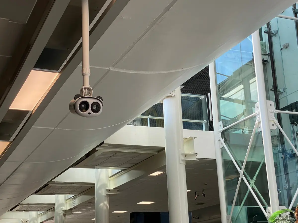 Termoscanner installato all'aeroporto di Catania-Fontanarossa