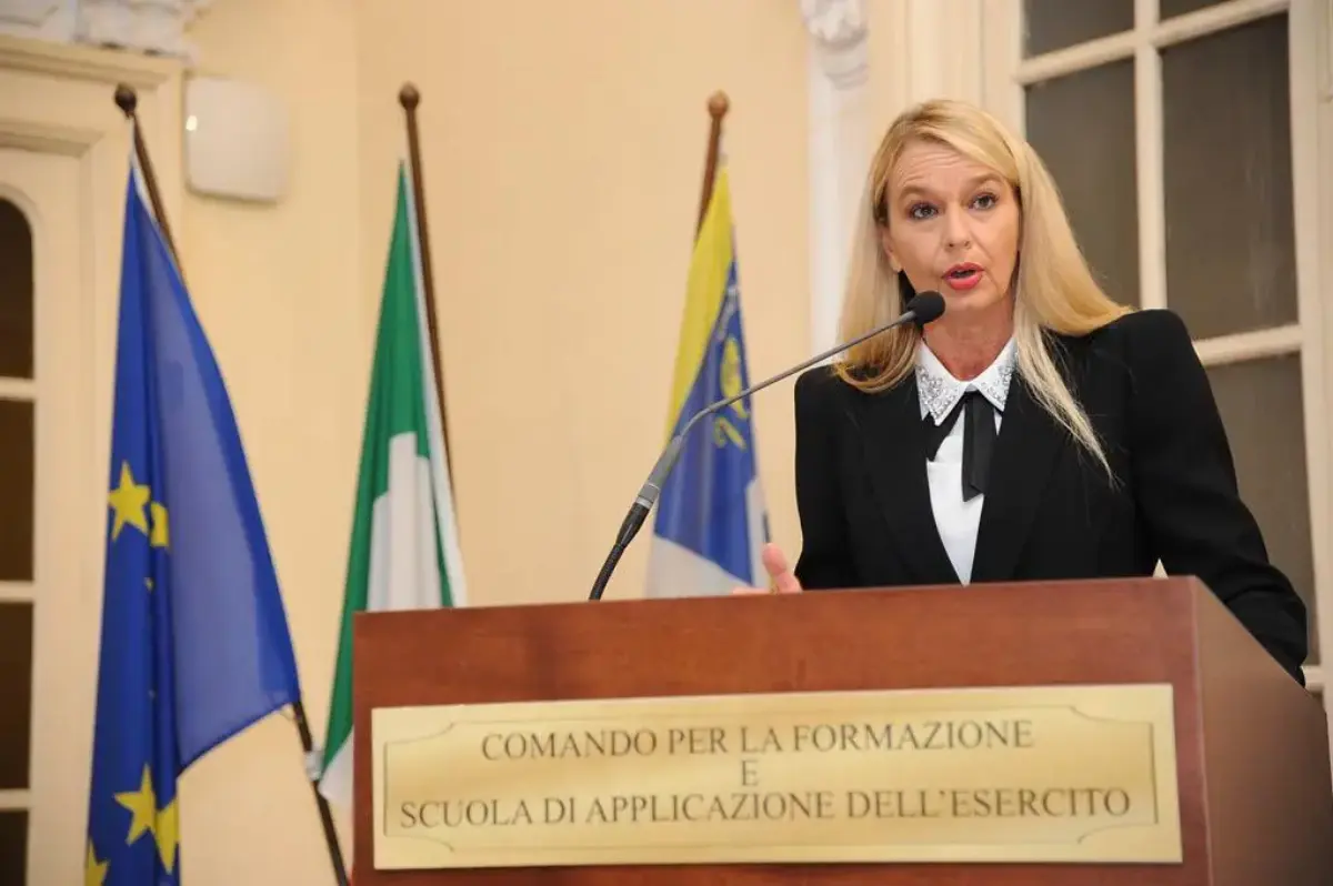 Il sottosegretario di Stato al ministero della Difesa, Stefania Pucciarelli