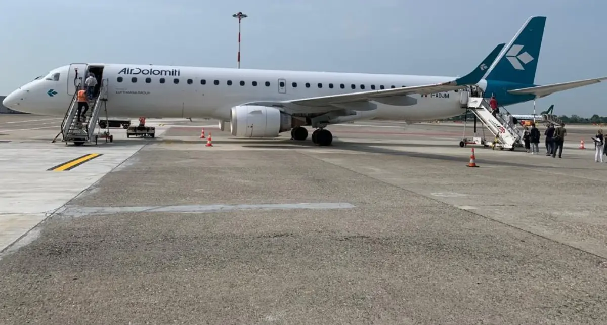 Lufthansa Group: primo volo inaugurale di Linate decollato la mattina del 15 luglio 2020 in direzione Francoforte ed operato da Air Dolomiti