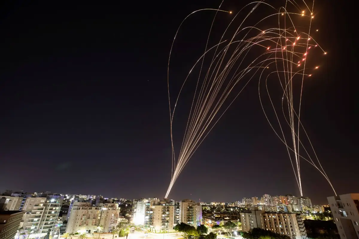 Rockets fired at the city of Tel Aviv