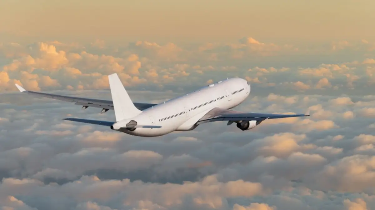 Aereo in volo