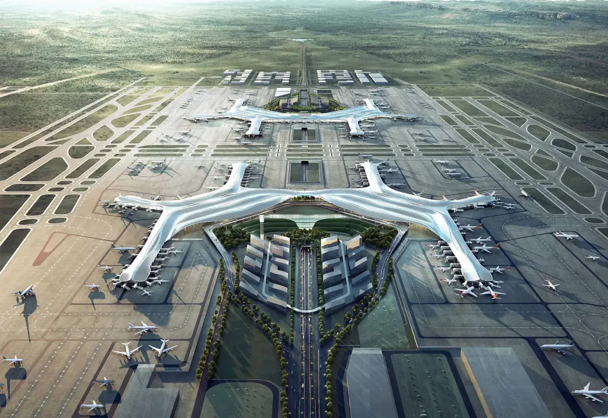 New chinese airport of Chengdu Tianfu