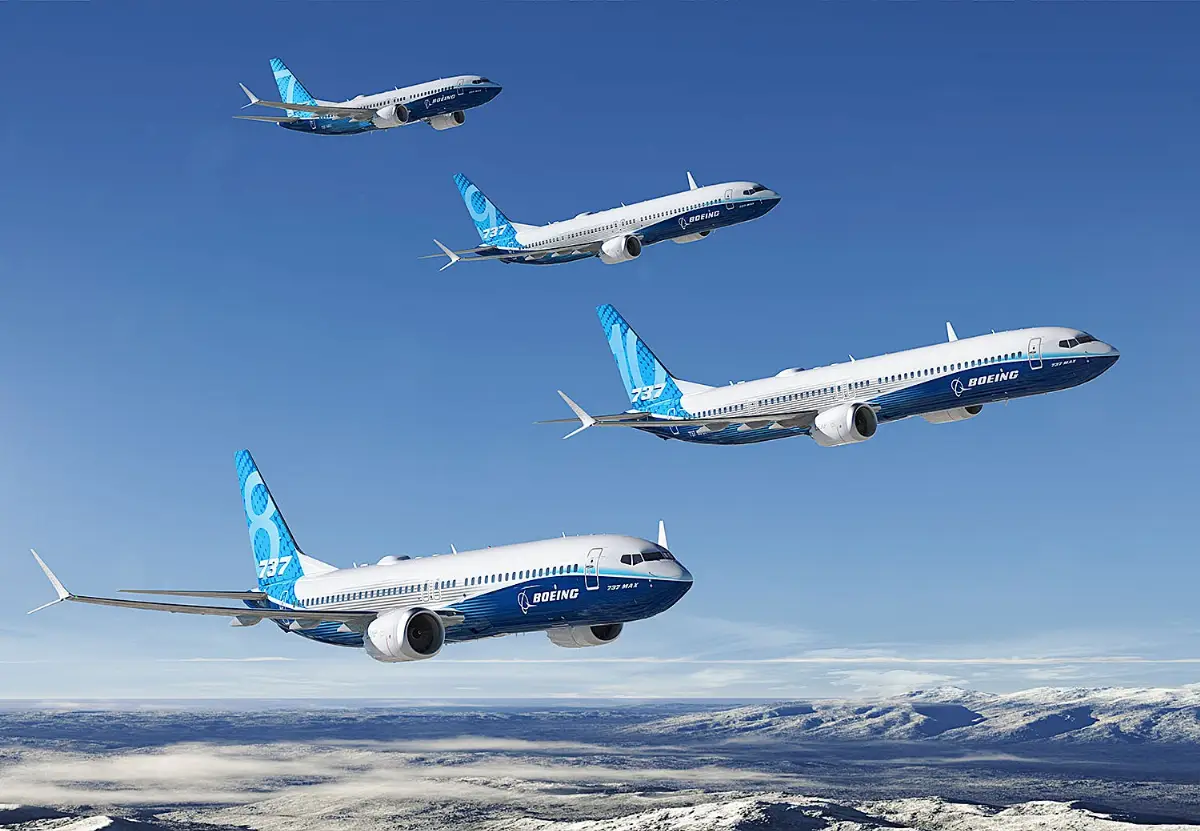 Famiglia aerei Boeing B-737 Max