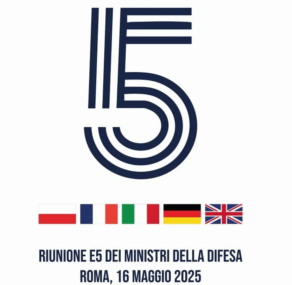 “E5” Meeting of Defence Ministers on 16 May 2025 in Rome (Palazzo Aeronautica)
