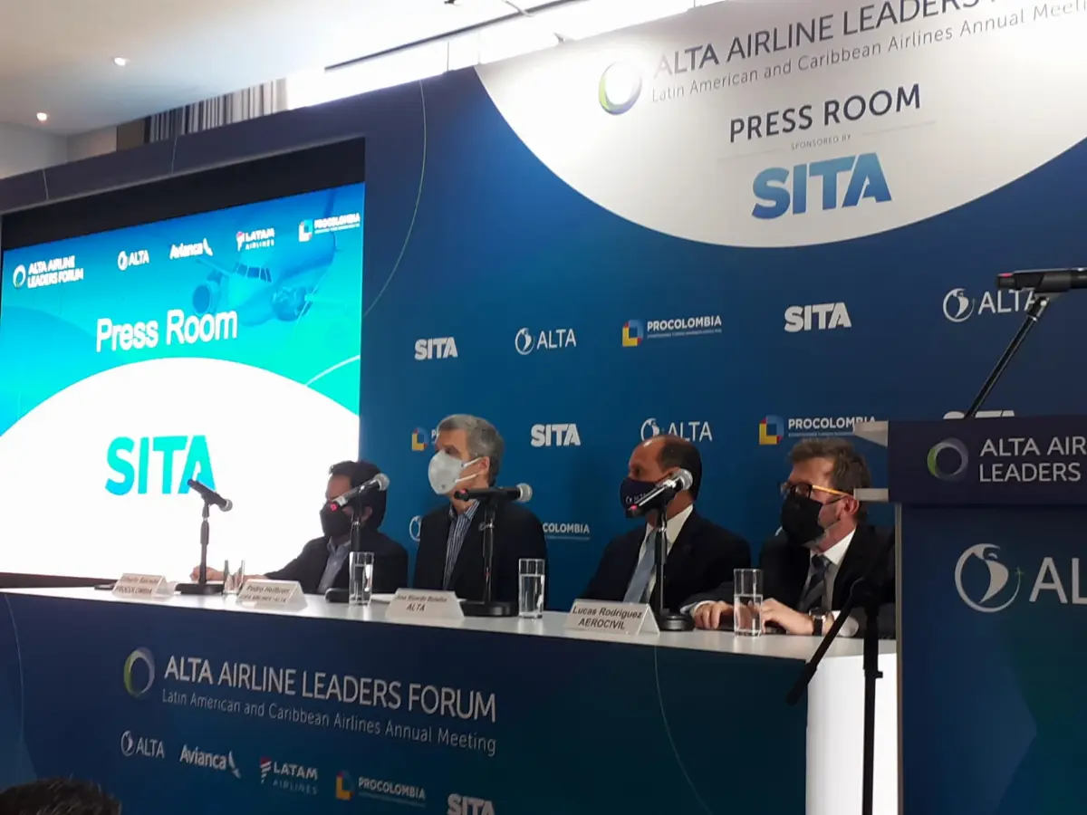 La riunione annuale di Latin American & Caribbean Air Transport Association (Alta) a Bogotà, Colombia
