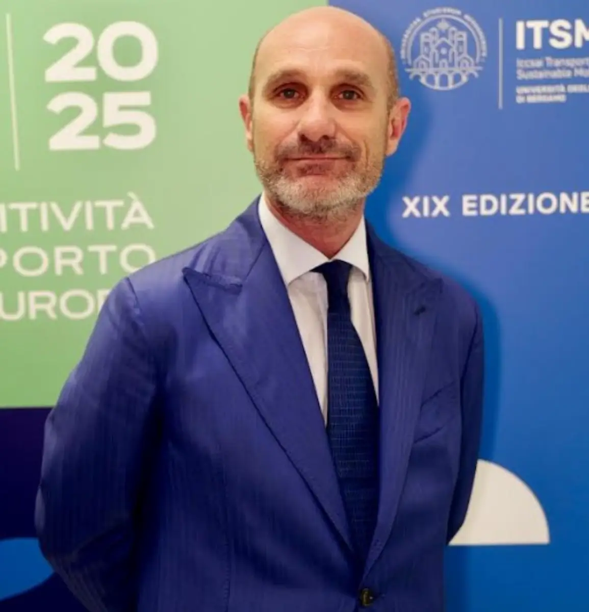 Bari, 27 giugno 2025. Antonio Maria Vasile, presidente Aeroporti di Puglia, alla presentazione della XIX edizione del Fact Book 2025 che si è svolta presso il centro congressi dello scalo "Karol Wojtyla"