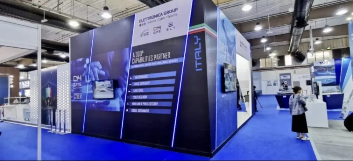 Elettronica stand at "GDA" Kuwait City, 10-13 December 2019 (Hall 5 - B1135)