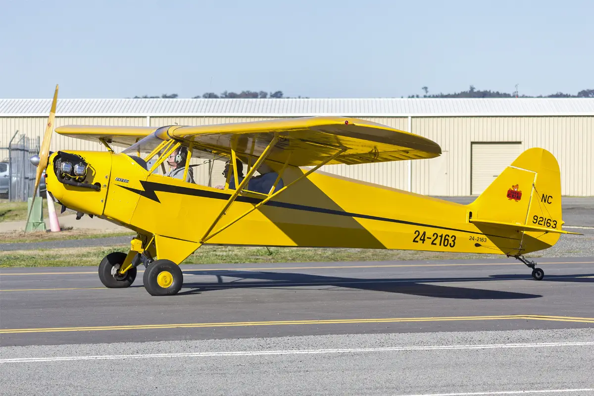 L'aereo Piper J3C-65 Cub