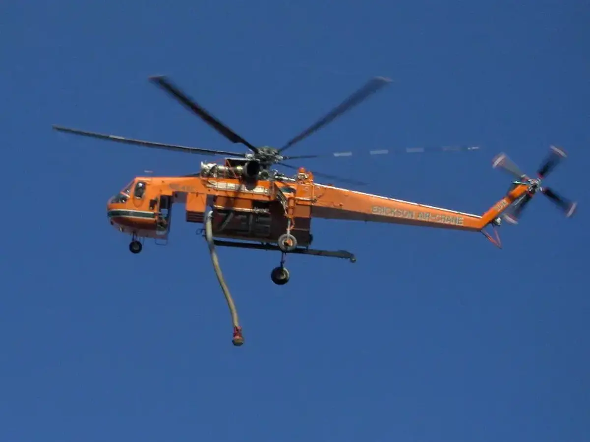 Erickson Air-Crane S-64 Skycrane firefighting helicopter