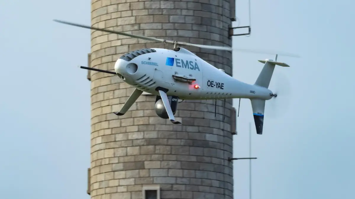Camcopter S-100 Emsa (European Maritime Safety Agency)
