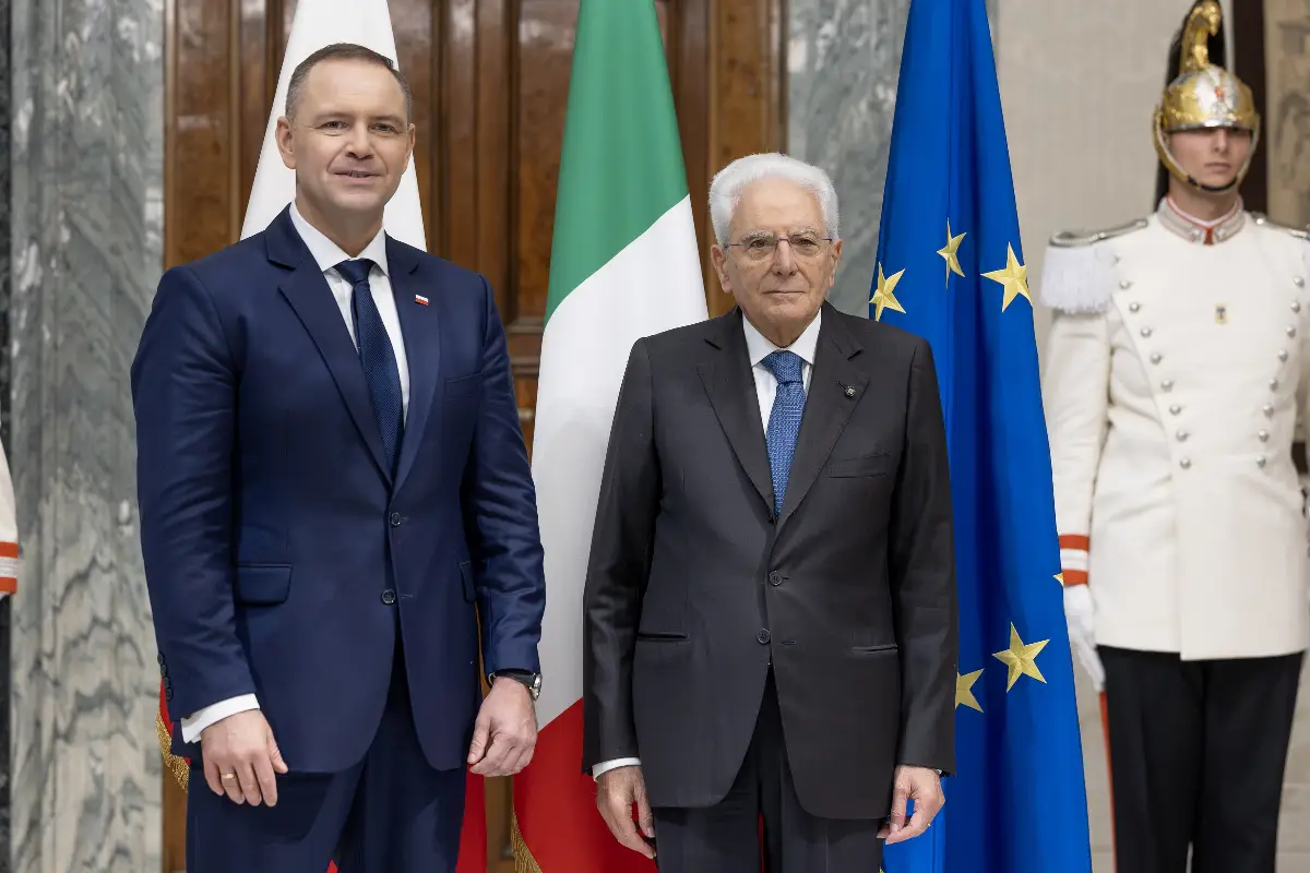 Palazzo del Quirinale, 05/09/2025 (II mandato) Il presidente della Repubblica Sergio Mattarella con Karol Nawrocki, presidente della Repubblica di Polonia