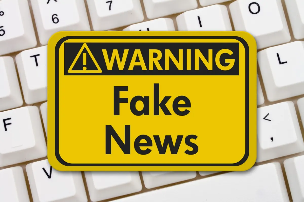 Avviso: notizie false