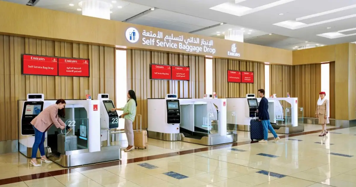 Emirates nella gestione a livello globale del trasporto bagagli all'aeroporto internazionale di Dubai