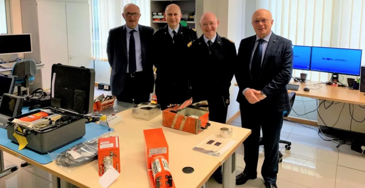 Bruno Franchi (presidente Ansv); generale Brigata Aerea Antonio Maurizio Agrusti; generale Squadra Aerea Luca Goretti, sottocapo SMA; Corrado Salvi (dg Ansv)