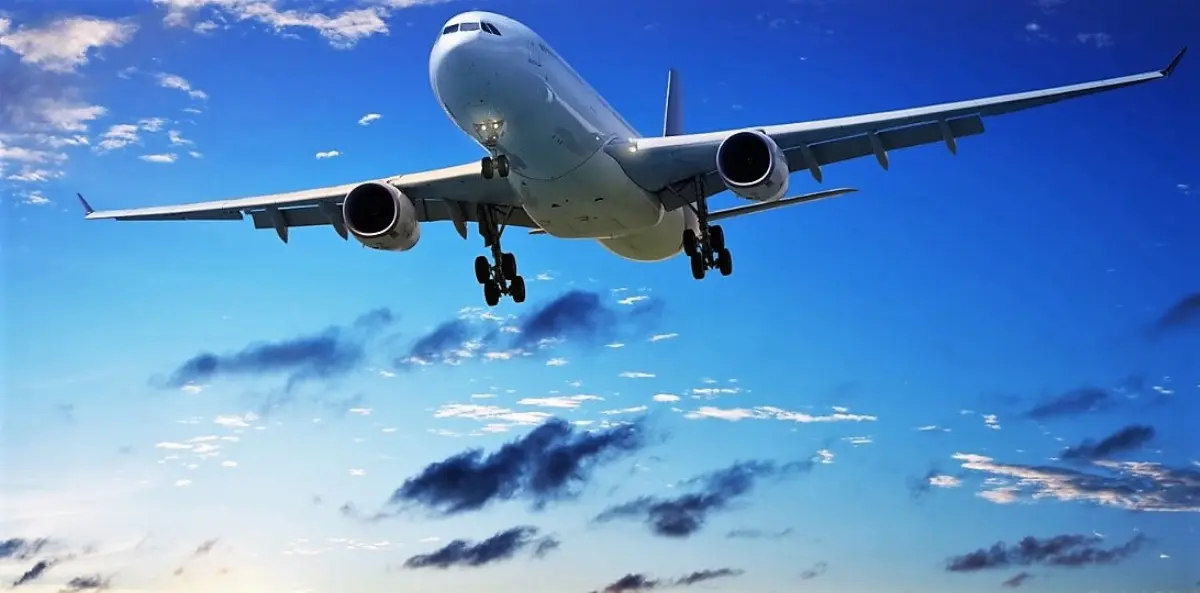 Aereo in volo