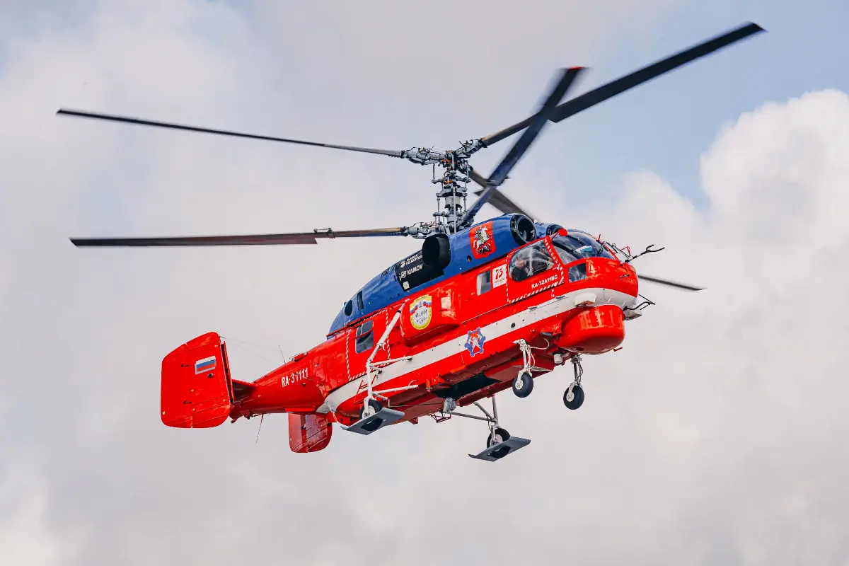 Russian firefighting helicopter Kamov Ka-32 A11M