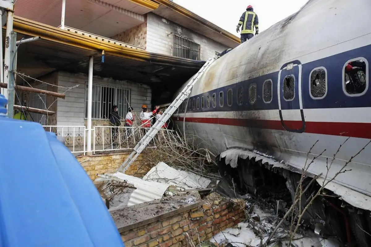 Relitto del Boeing B-707 precipitato in Iran