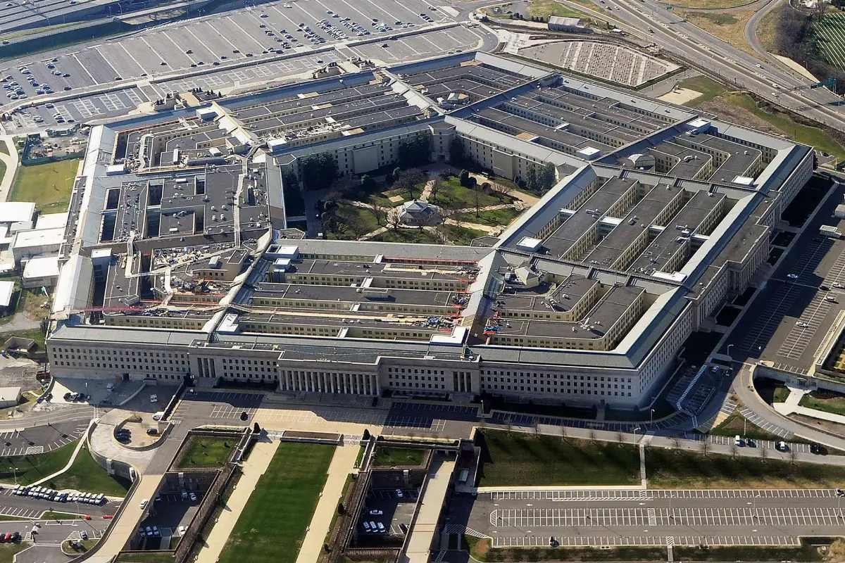Aerial view of Pentagon