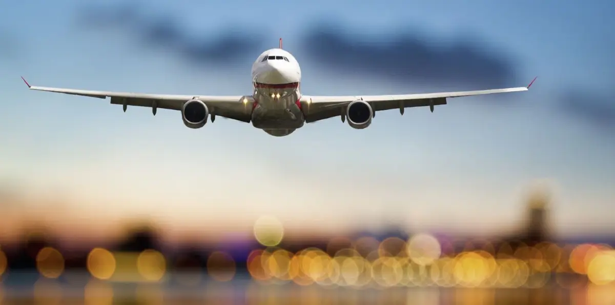 Aereo in volo