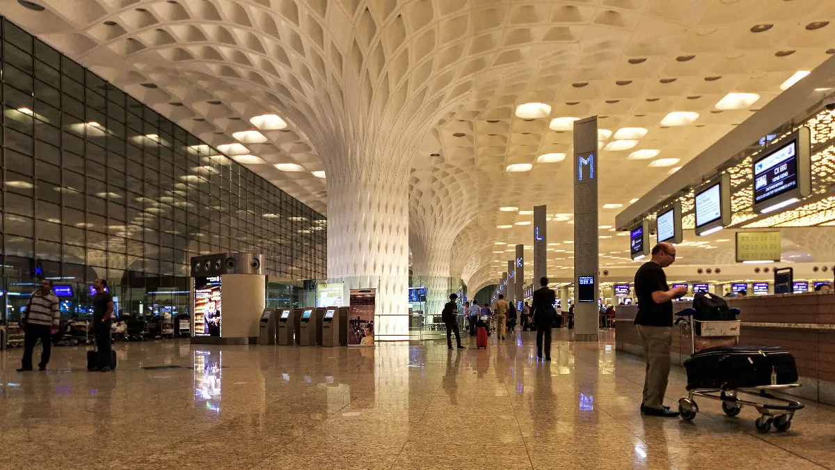The "Chhatrapati Shivaji Maharaj" International Airport in Mumbai in an index photo