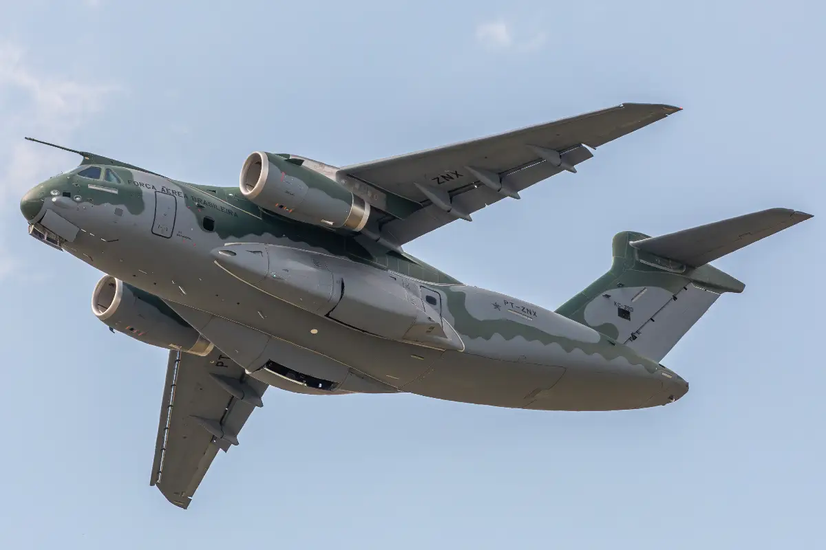The C-390 Millennium airplane by Embraer