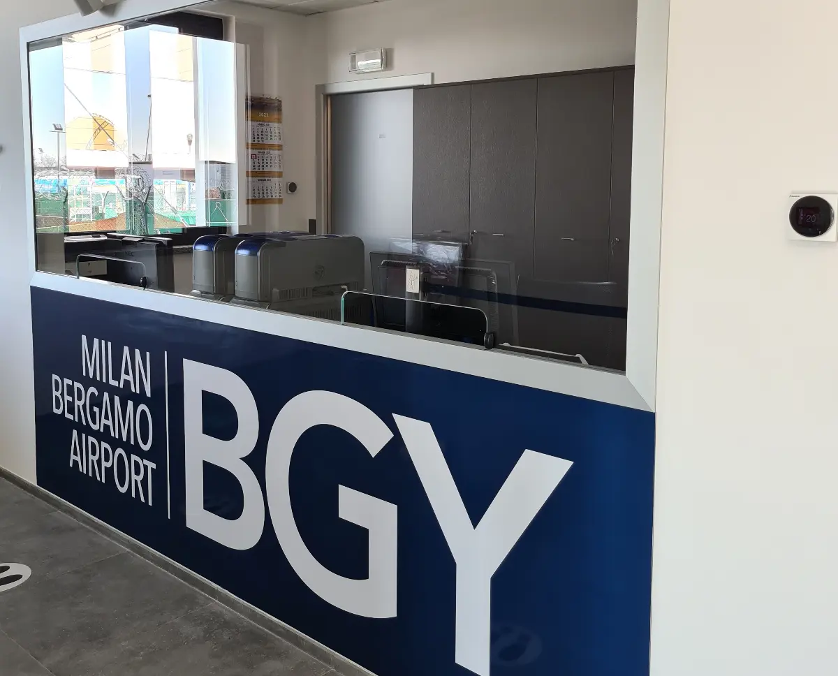 Aeroporto di Bergamo-Orio al Serio: ufficio permessi nuovo varco doganale