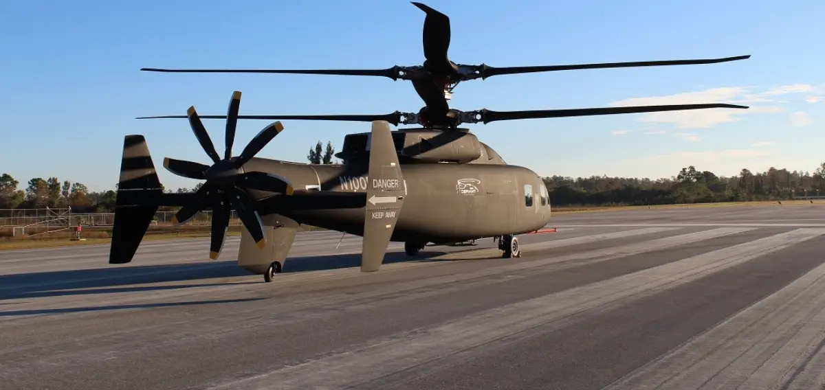 Sikorsky and Boeing provided the first look at the new SB>1 DEFIANT helicopter